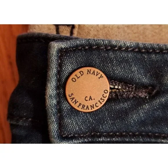 Old Navy Women's Size 18 Rockstar Super Skinny Ankle Jeans  Blue Cotton Blend - Picture 12 of 13